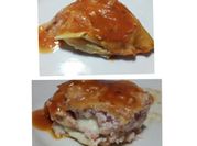 Una foto de crepas relleno
