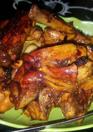 Foto resep Ayam bakar santan