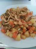 Estofado de verduras con pollo