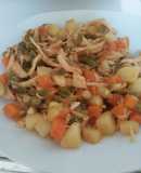 Estofado de verduras con pollo