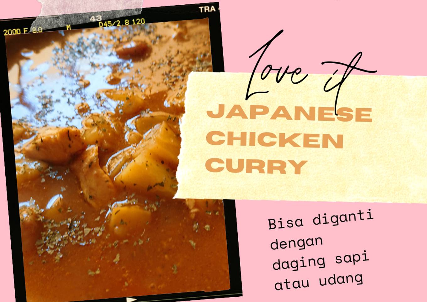 Homemade Japanese chicken curry