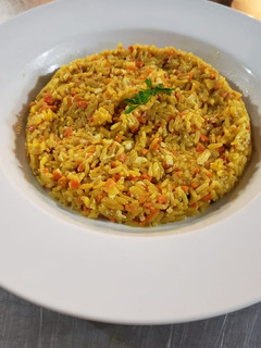 Una foto de Risotto a la Milanese