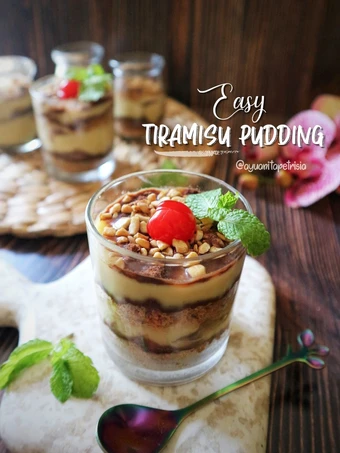 Cara Gampang Membikin Resep Tiramisu pudding easy yang Bisa Manjain Lidah Anti Ribet, Lezat
