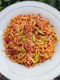 Mie Pedes Resep Emak (simple anak kos) instagram : @spicecraft02
