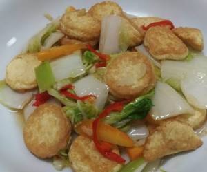 Resep mudah Oseng Tofu dan Sawi putih #2 Nikmat Lezat