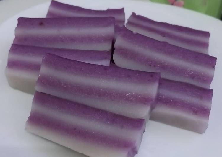 Resep Kue lapis ubi ungu, Enak Banget