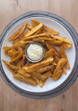 Foto principal de Patatas gajo con salsa deluxe