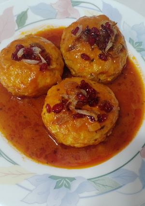 عکسی از دستور کوفته بوقلمون