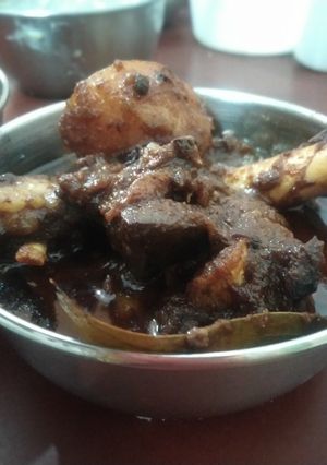 A picture of Mutton kosha.