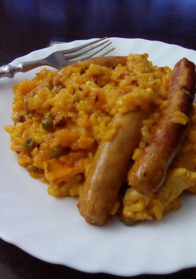 Una foto de Arroz amarillo