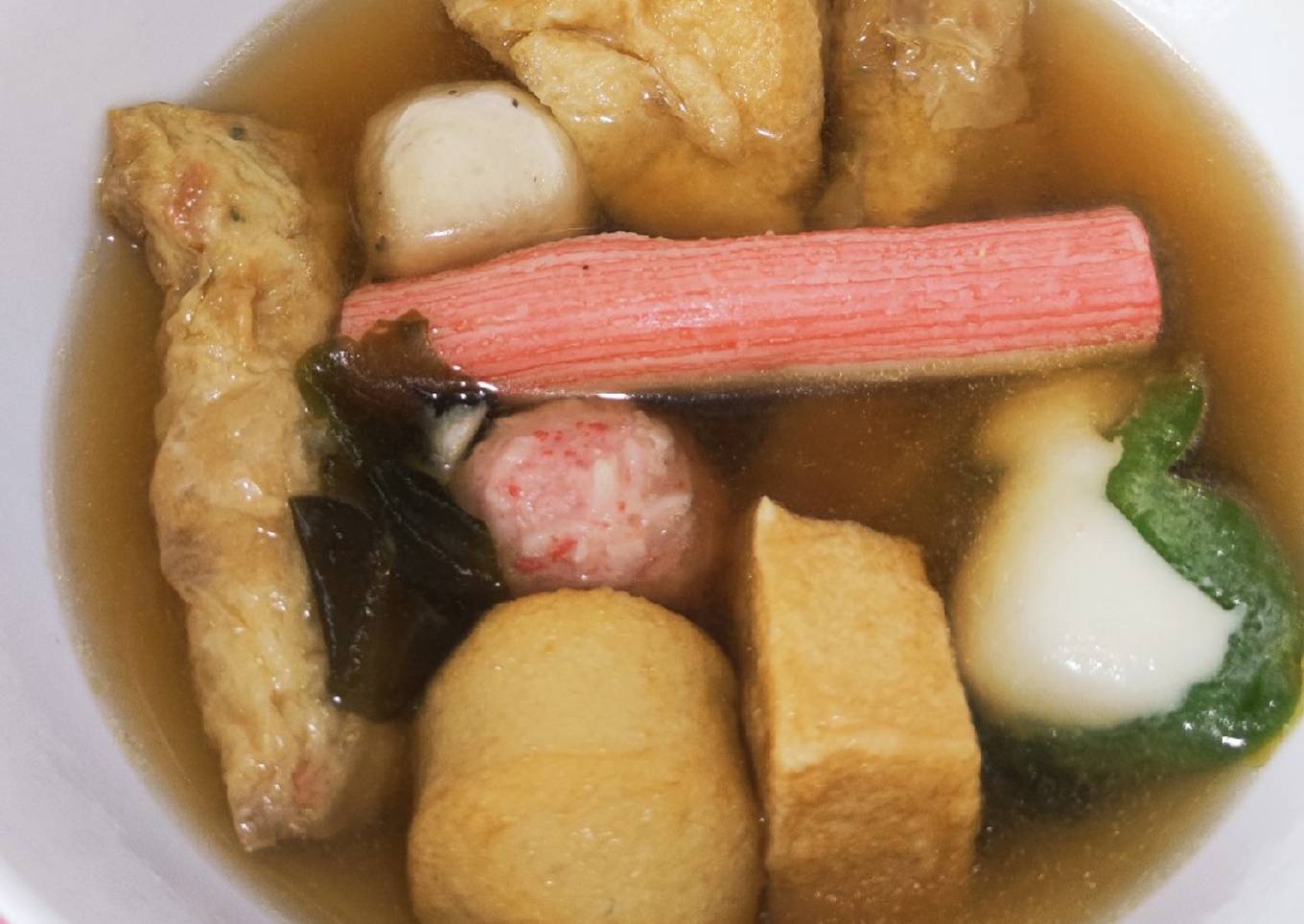 Yong Tau Foo with miso paste