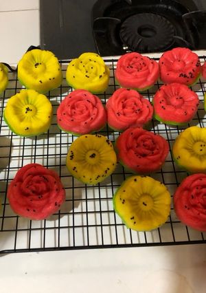 Foto resep Bolu kukus semangka