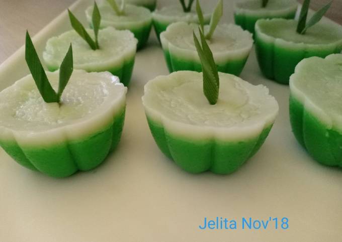 (Seri Cemilan) Kue Talam Pandan