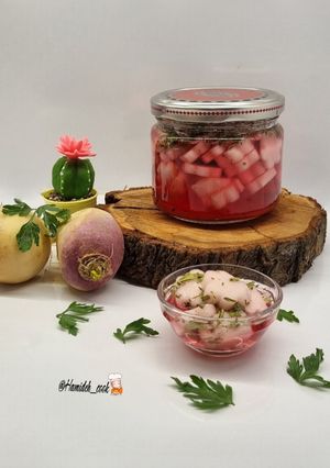 عکسی از دستور ترشی شلغم🏺