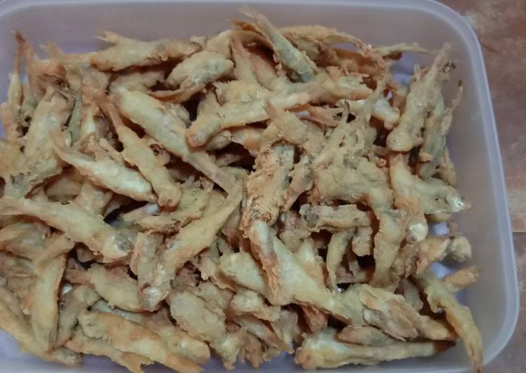 Teri goreng tepung kobe praktis