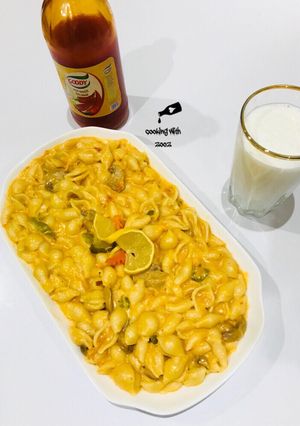 صورة لوصفة باستا (معكرونه)