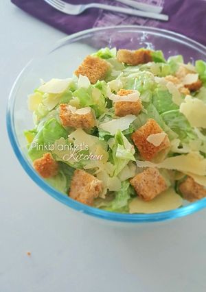 A picture of After-school Caeser Salad.