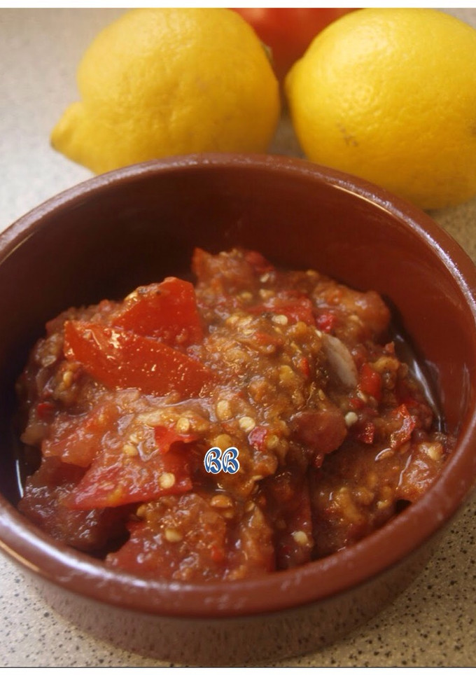 Foto resep Sambal terasi mentah