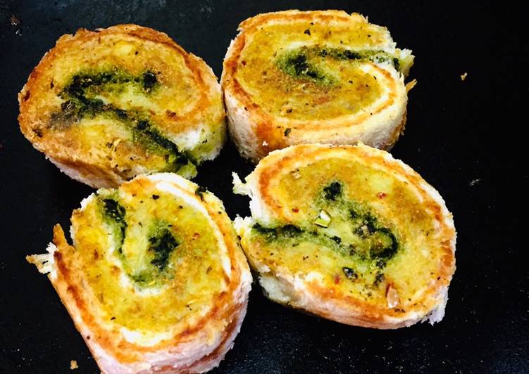 Recipe of Homemade Bread pinwheels with cheese