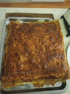 Una foto de Empanada de pisto y pollo con ClickChef