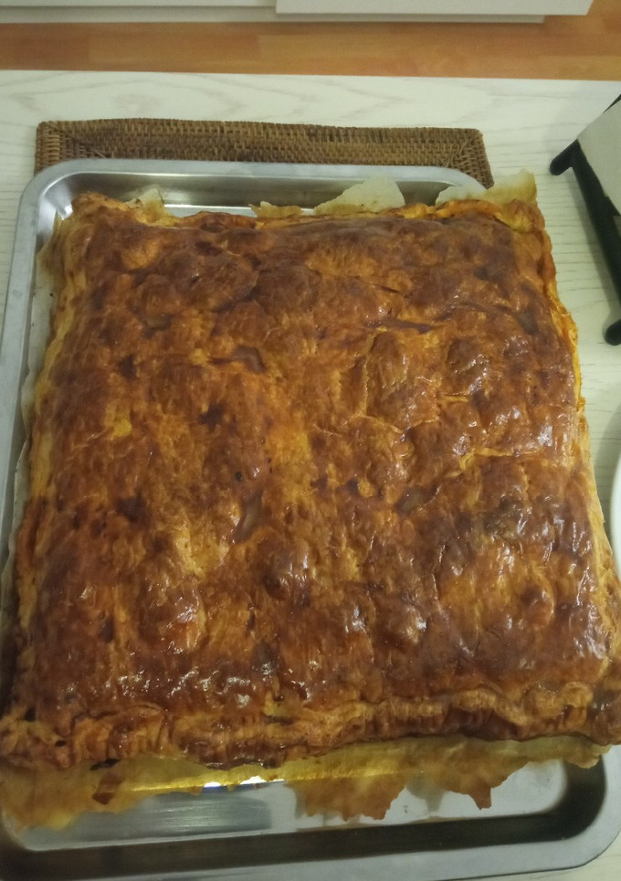 Una foto de Empanada de pisto y pollo con ClickChef