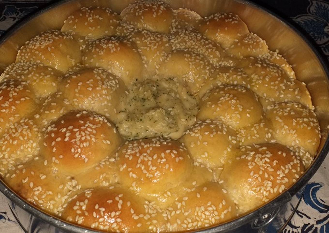 Roti Tarik Corned Saus Cocol Keju Mayo (Monkey Bread������)