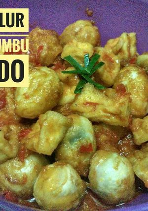 Foto resep Tahu Telur Puyuh Bumbu Balado
