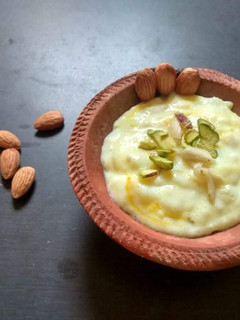 A picture of Shahi phirni.