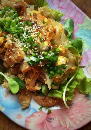 รูปของ ก๋วยเตี๋ยวคั่วไก่ Homemade
