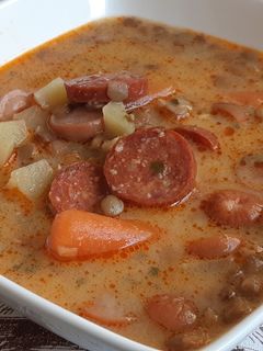 Lencseleves recept fotója