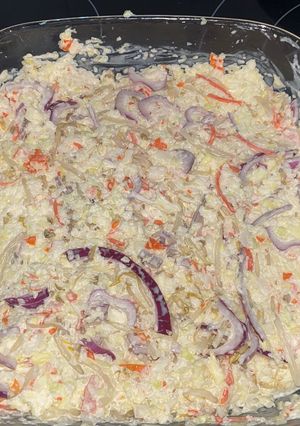 Una foto de Ensalada de col