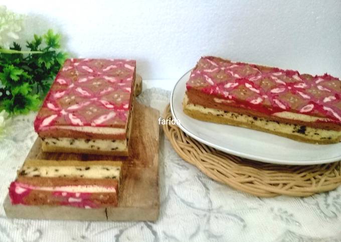 Resep Trio Chocomocha Batik Cake Oleh Farida Sulthan 🇮🇩 Ig