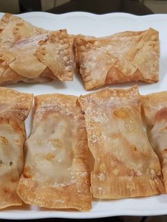 簡易版香蕉派（氣炸鍋篇） 的食譜成品照片