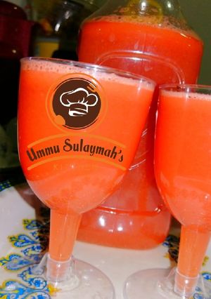 A picture of Watermelon juice 🍉🍹.