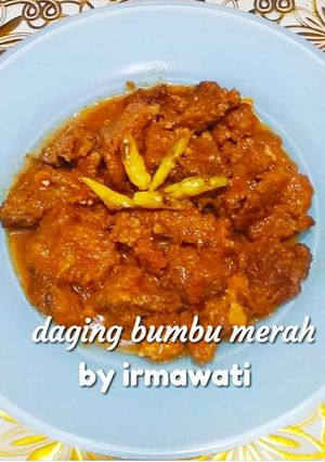 Foto resep Daging Bumbu Merah