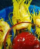 Khoai lang tôm chiên