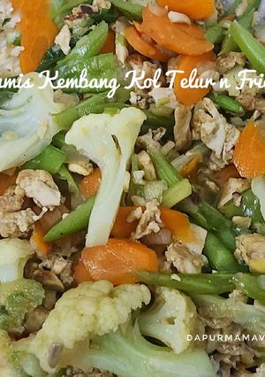 Foto resep Tumis Kembang Kol, Telur n friends
