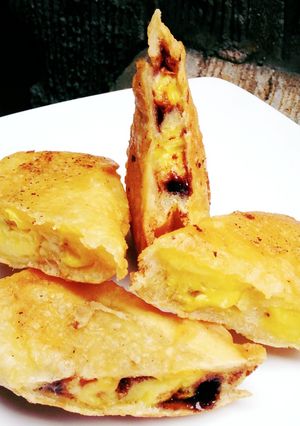Foto resep Roti PisGor (pisang goreng)