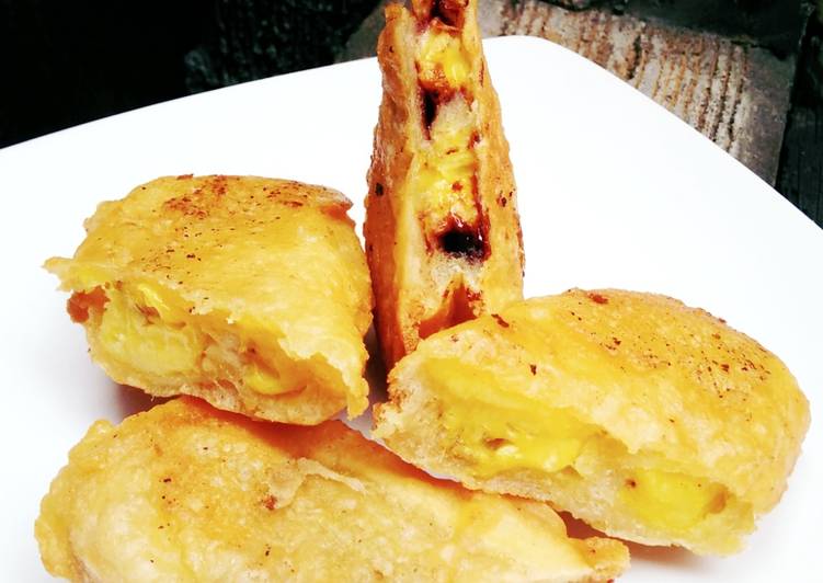 Cara Gampang Menyiapkan Roti PisGor (pisang goreng), Sempurna