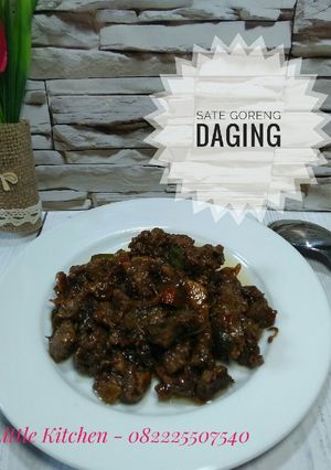 Foto resep Sate Goreng Daging