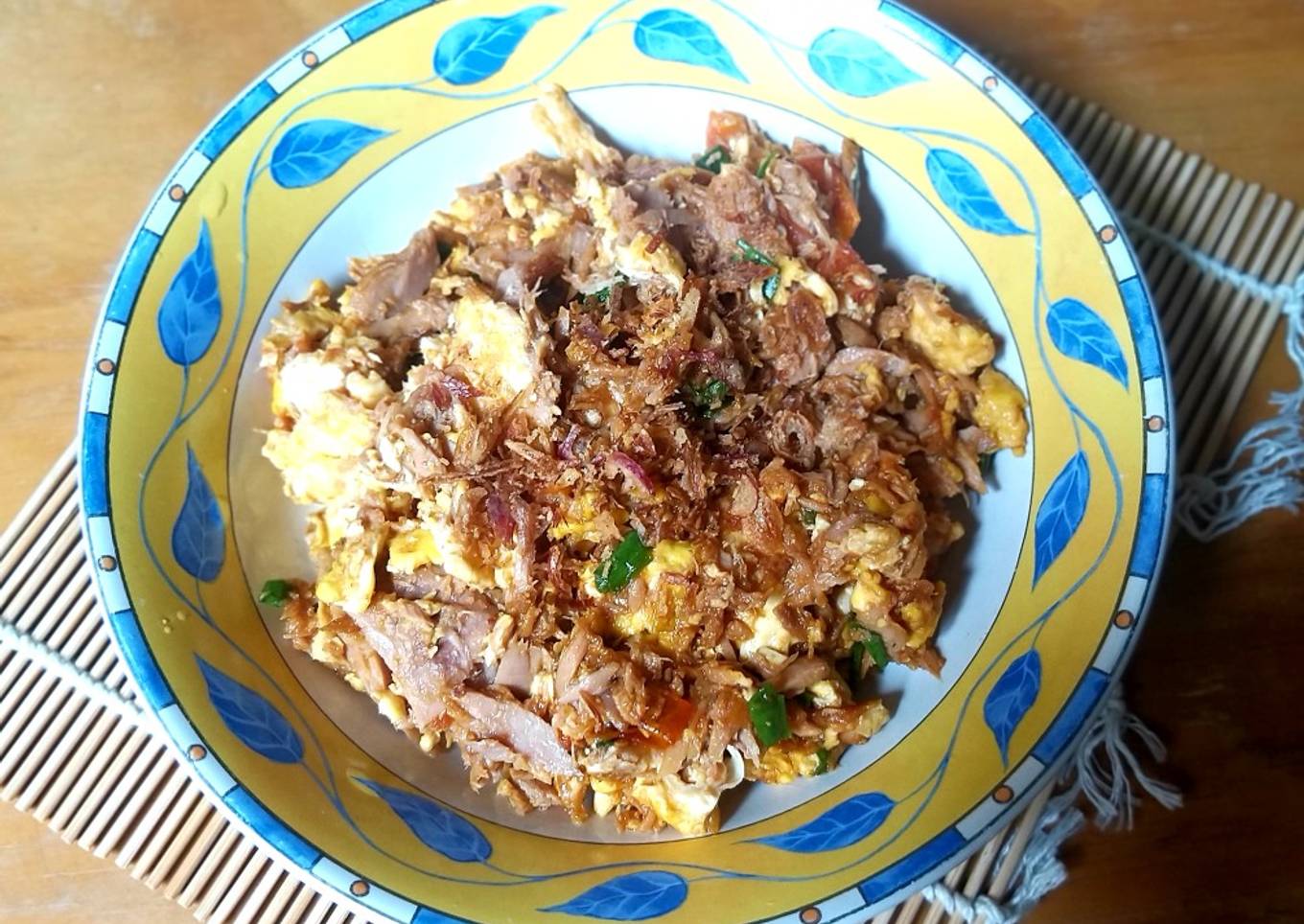 Orak Arik Tuna Telur Saus Hoisin
