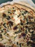 Quiche de Alho Francês e Cogumelos