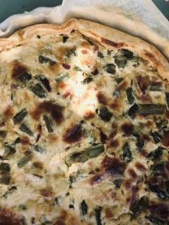 Foto de Quiche de Alho Francês e Cogumelos