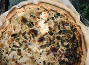 Foto de Quiche de Alho Francês e Cogumelos