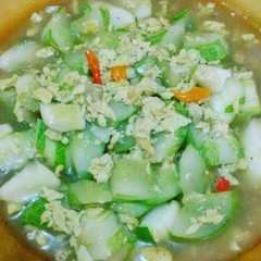 รูปของ 3T (Tumis Timun Telur)