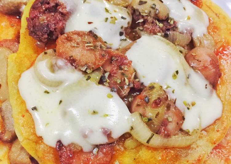 Resep Easy Bread Pizza Saos Teriyaki, Bisa Manjain Lidah