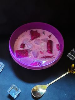 Foto resep 791. Es Buah Naga Nata De Coco