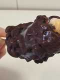 Helado almendrado de plátano