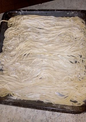 Una foto de Fideos caseros