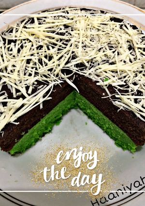 Foto resep Brownies pandan coklat kukus